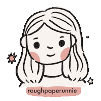 roughpaperunnie stars starry night personal brand unashamed Sticker