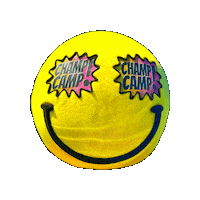 Smiley Face Mascot Sticker by Champ Camp