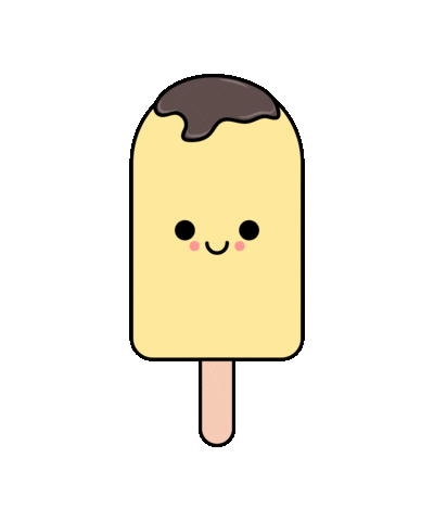 Ice Cream Smiling Sticker