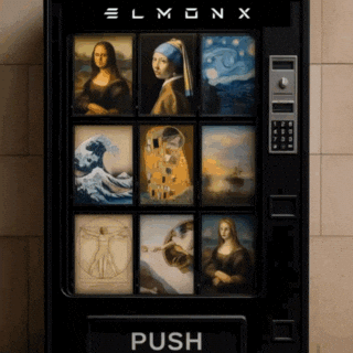 Mona Lisa Art GIF by ElmonX