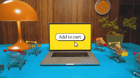 Shopping Add To Cart GIF by Mailchimp