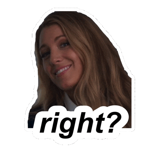 I Understand You Know Sticker by Blake Lively Fan