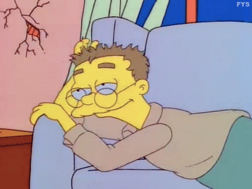 hung over the simpsons GIF