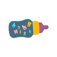 Baby Milk Sticker by Crumpets