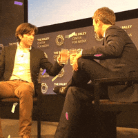 seth meyers toast GIF by The Paley Center for Media
