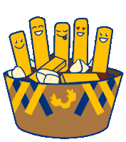 fries Sticker by Maison de la Poutine