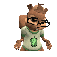 sad squirrel Sticker by SRTL