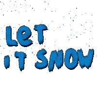 Milliart snow letitsnow снег снежинки Sticker