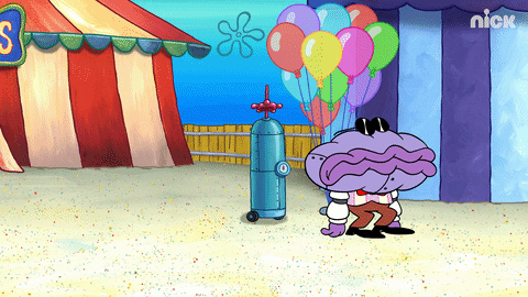 Nickelodeon Clown GIF by SpongeBob SquarePants