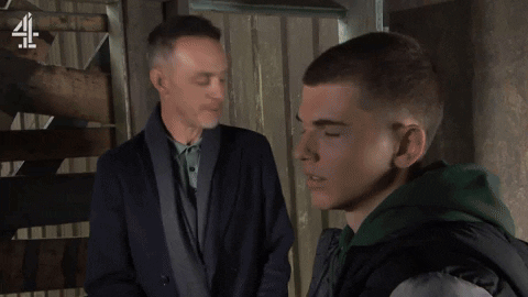 Angry Wtf GIF by Hollyoaks