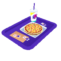 VanDammaged food pixel art meal taco bell Sticker