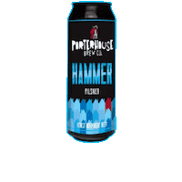 Beer Hammer Sticker by Porterhouse Brew Co.