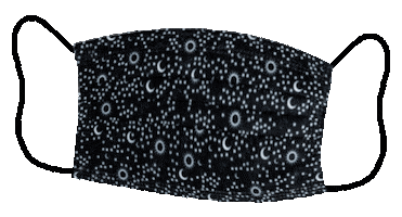 mybarriere stars moon mask coronavirus Sticker