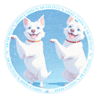 Dog Love Sticker by abana a cauda