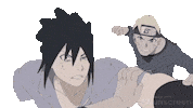 Naruto Vs Sasuke Sticker by Alissandra