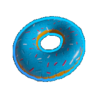 Homer Simpson Donut Sticker by Rod Kim