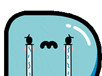 Sad Cheer Up Sticker by Partipost