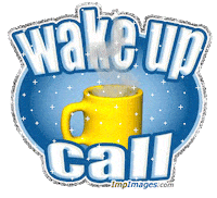 wake up graphics STICKER
