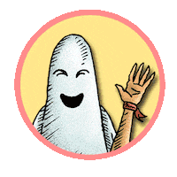elfantasma happy hi feliz hola Sticker