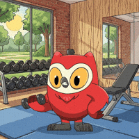 Fitness Exercising GIF by birb