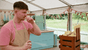 Splash Spraying GIF by The Great British Bake Off