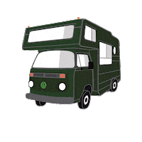 arlequinaylaruta travel viaje viajar vw Sticker