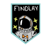 Space Friday Sticker by Findlay Hats