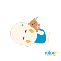 sleepy Sticker by Piko Cocoton