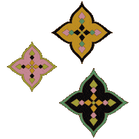 Pattern Kaleidoscope Sticker by Nine Lives bazaar