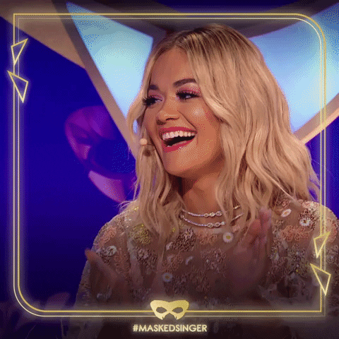 Rita Ora Clapping GIF by The Masked Singer UK