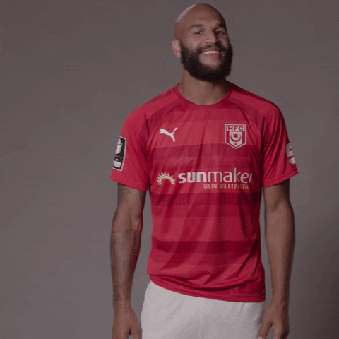 Happy Hallescher Fc GIF by DFB