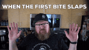 hoffandpepper yummy hotsauce firstbite hoffandpepper GIF