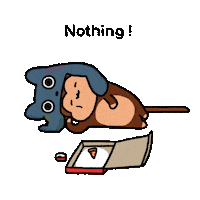 Tired Pizza Sticker by Chimpers