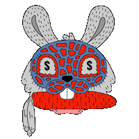 zombie rabbit Sticker by TV channel 2x2