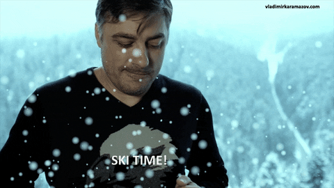 vkaramazovchannel giphyupload dance snow winter GIF