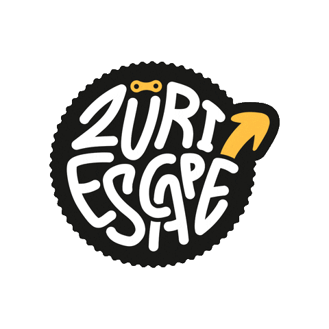 Escape Sticker by The Cake Movement