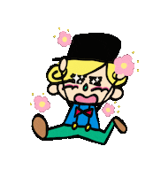 Happy Character Sticker