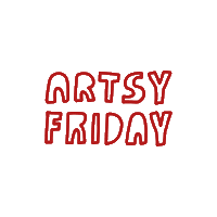 artsyfriday  Sticker