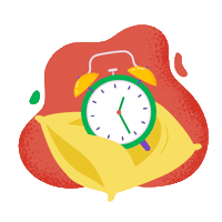 Girl Resting Sticker by Deltomed