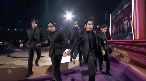 Bts GIF by Recording Academy / GRAMMYs