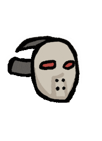 Hockey Mask Sticker