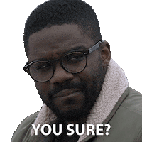 Are You Sure Jovan Adepo Sticker by NETFLIX