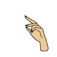 Hand Point Sticker by Verb Hair Care