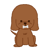 Dog Illustrate Sticker