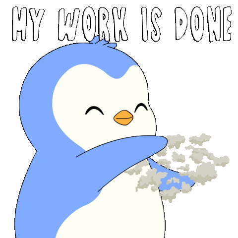Work Penguin Sticker by Pudgy Penguins