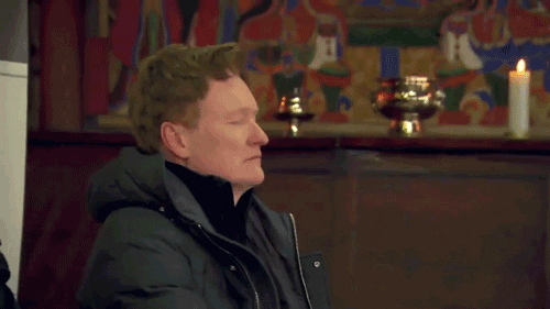 conan obrien meditating GIF by Team Coco