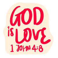Jesus John Sticker