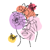 Flowers Trending Sticker by Lipstick Agency
