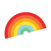 Rainbow Sticker by Lepa afna
