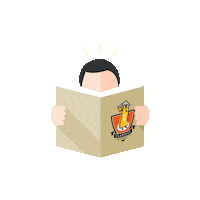 ClampittPaper education book reading paper Sticker